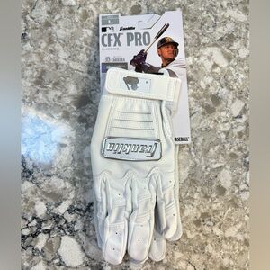 Franklin CFX Pro Batting Glove. NWT. White. Large.